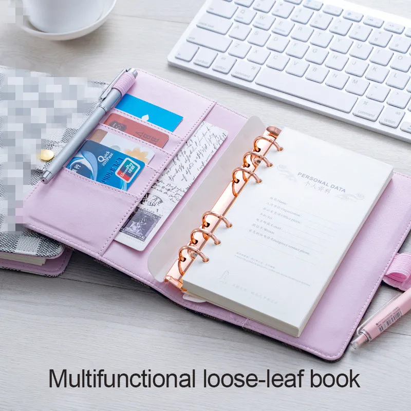 China Luxury Loose Leaf White Checkboard Planner A5 A6 Reffillable PU Leather Brown 6 Ring Binder Checkered Notebook Journals
China Luxury Loose Leaf White Checkboard Planner A5 A6 Reffillable PU Leather Brown 6 Ring Binder Checkered Notebook Journals