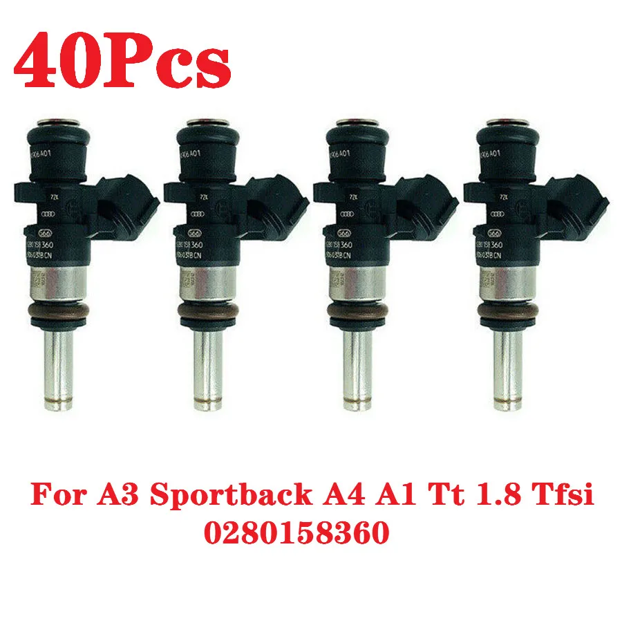 40pcs Fuel Injector nozzle for A3 Sportback A4 A1 Tt 1.8 Tfsi 0280158360
40pcs Fuel Injector nozzle for A3 Sportback A4 A1 Tt 1.8 Tfsi 0280158360