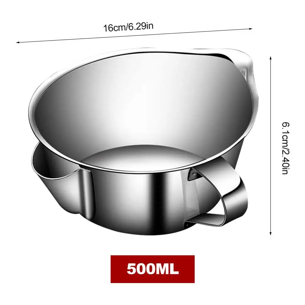 Stainless Steel Grease Separator Vegetable Soup Filter Gravy Separator with Handle Multi-function Kitchen Tool
Stainless Steel Grease Separator Vegetable Soup Filter Gravy Separator with Handle Multi-function Kitchen Tool