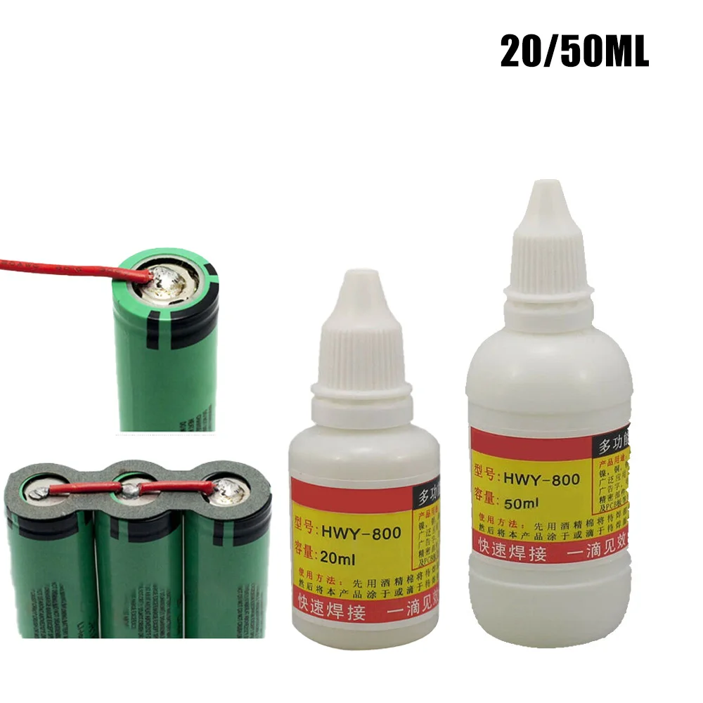 20/50ML Stainless Steel Liquid Flux Soldering Paste Liquid Solder Welding Solders Non-toxic Copper HWY-800 Paste Quick Welding
20/50ML Stainless Steel Liquid Flux Soldering Paste Liquid Solder Welding Solders Non-toxic Copper HWY-800 Paste Quick Welding