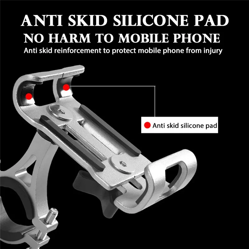 Bicycle Phone Holder 360 Degree Rotatable Universal Aluminium Alloy Bike Bicycle Handlebar Mount Phone Holder For Mobiles GPS
Bicycle Phone Holder 360 Degree Rotatable Universal Aluminium Alloy Bike Bicycle Handlebar Mount Phone Holder For Mobiles GPS