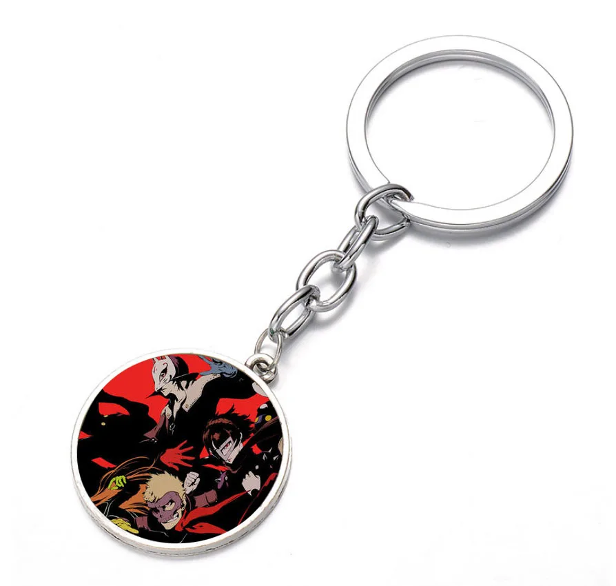 anime P5 game Persona5 Keychain Glass Dome Key Chain Bag Charm Bronze black Keyring Holder Kids boys girl Comic Gift Pendant
anime P5 game Persona5 Keychain Glass Dome Key Chain Bag Charm Bronze black Keyring Holder Kids boys girl Comic Gift Pendant