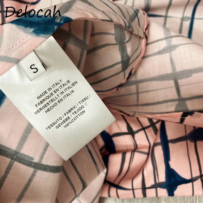 Delocah New 2021 Summer Women Fashion RunwayParty Cotton Dress Short Sleeve Sashes Shirts Style Printed Ladies A-Line Dresses
Delocah New 2021 Summer Women Fashion RunwayParty Cotton Dress Short Sleeve Sashes Shirts Style Printed Ladies A-Line Dresses