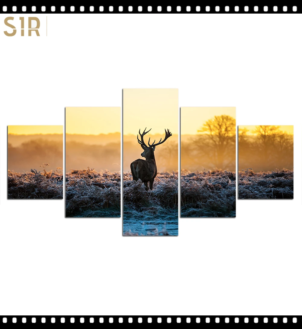 HD 5 Pieces Deer Elk Animal Pictures Posters Wall Art Home Decor for Living Room Painting on The Wall Deer Elk Pictures Wall Art
HD 5 Pieces Deer Elk Animal Pictures Posters Wall Art Home Decor for Living Room Painting on The Wall Deer Elk Pictures Wall Art