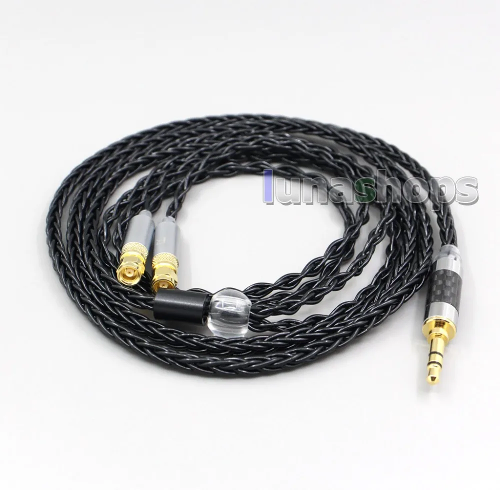 LN006600 2 5 мм 4 8-жильный посеребренный черный кабель для наушников HiFiMan HE400 HE5 HE6 HE300 HE4