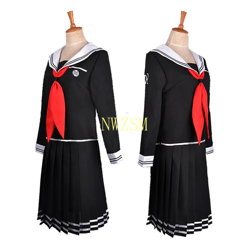 Danganronpa Toko Fukawa Cosplay Costume Round Glasses Dark Purple Wig Skirt Set Dangan Ronpa Sailor Suit Japanese School Uniform
Danganronpa Toko Fukawa Cosplay Costume Round Glasses Dark Purple Wig Skirt Set Dangan Ronpa Sailor Suit Japanese School Uniform