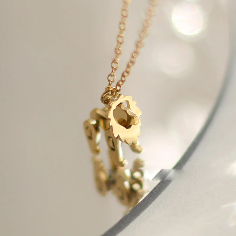 New Titanium Steel Lion Necklace Pendant Set Construction Fashion Jewelry Neck Chain Accessories Gold Ornament Drop Shipping
New Titanium Steel Lion Necklace Pendant Set Construction Fashion Jewelry Neck Chain Accessories Gold Ornament Drop Shipping