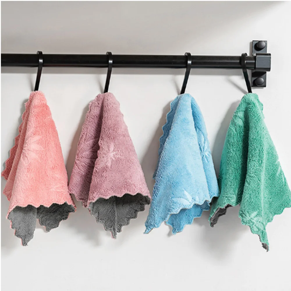 Microfiber Towels Absorbent Rag Dishwashing Coral Fleece Cleaning Cloth KitchenWipe Table Thicher Scouring Pad Rags
Microfiber Towels Absorbent Rag Dishwashing Coral Fleece Cleaning Cloth KitchenWipe Table Thicher Scouring Pad Rags