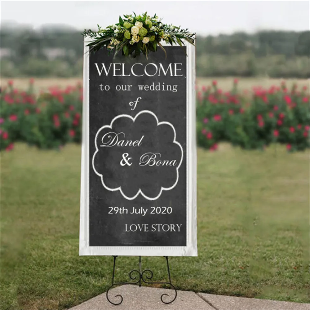 New Design Welcome To The Wedding Sticker Decal DIY Custom Wedding Decor Chalkboard Sign Mural Wood Mirror Board Wall Sticker
New Design Welcome To The Wedding Sticker Decal DIY Custom Wedding Decor Chalkboard Sign Mural Wood Mirror Board Wall Sticker