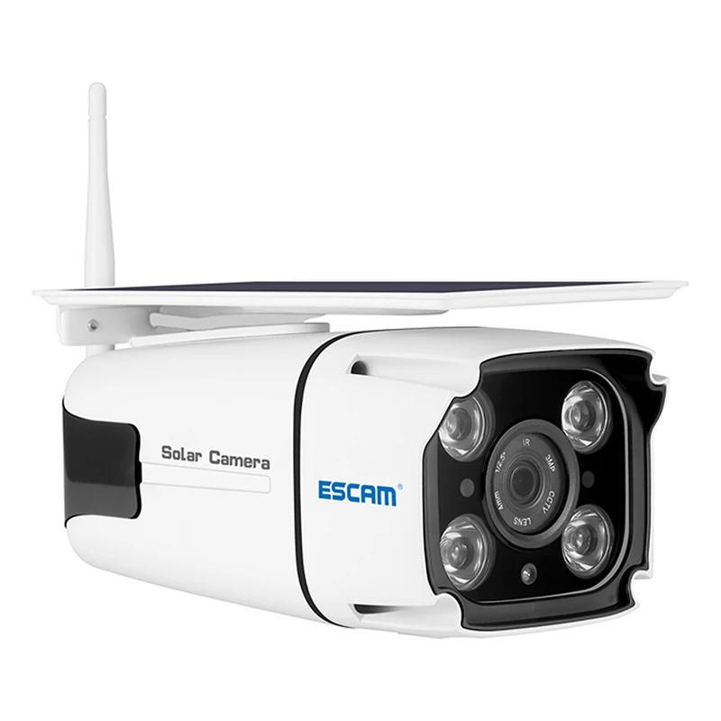 Escam Qf260 Surveillance Camera, 1080P Solar Battery Ip66 Waterproof Outdoor Network Camera
Escam Qf260 Surveillance Camera, 1080P Solar Battery Ip66 Waterproof Outdoor Network Camera