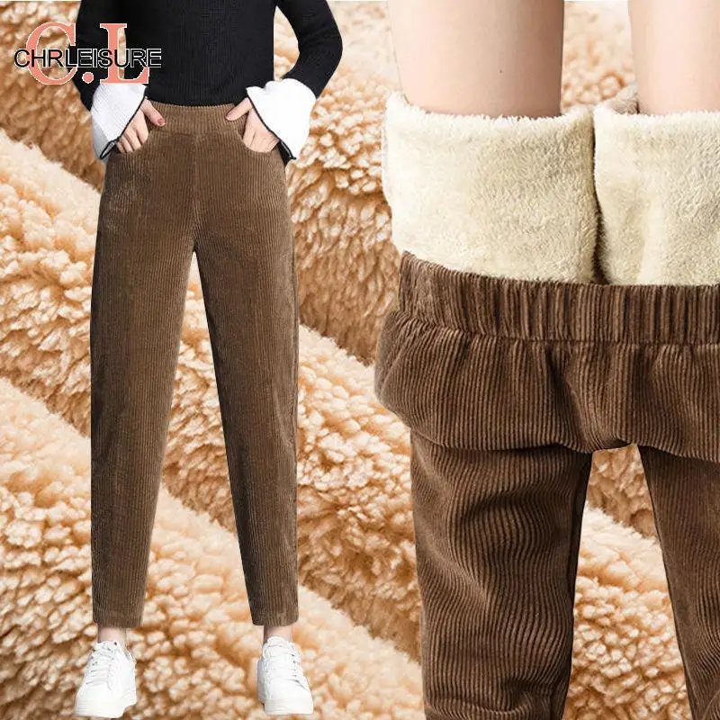 Женские бархатные шаровары CHRLEISURE, теплые однотонные брюки с карманами и высокой талией, 2 цвета, для зимы, 2021
Женские бархатные шаровары CHRLEISURE, теплые однотонные брюки с карманами и высокой талией, 2 цвета, для зимы, 2021