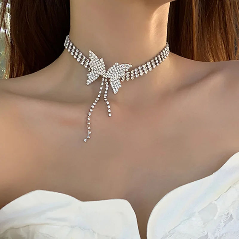 Statement Big Butterfly Rhinestone Choker Necklace For Women 2020 New Jewelry Personality Party Collares Gifts
Statement Big Butterfly Rhinestone Choker Necklace For Women 2020 New Jewelry Personality Party Collares Gifts
