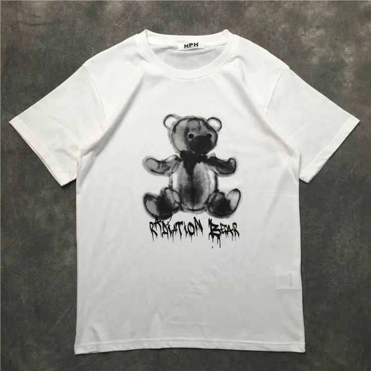 Men 2020 New luxury classic vogue Doll Bear T Shirts T-Shirt Hip Hop Skateboard Street Cotton T-Shirts Tee Top kenye S-XXL #K59
Men 2020 New luxury classic vogue Doll Bear T Shirts T-Shirt Hip Hop Skateboard Street Cotton T-Shirts Tee Top kenye S-XXL #K59