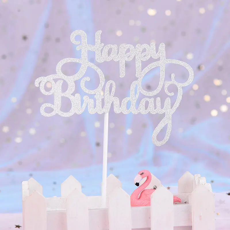5PCs/set Happy Birthday Cake Topper Letter Gold Silver color Cake Top Flag Decoration kids child Birthday Party Wedding Supplies
5PCs/set Happy Birthday Cake Topper Letter Gold Silver color Cake Top Flag Decoration kids child Birthday Party Wedding Supplies