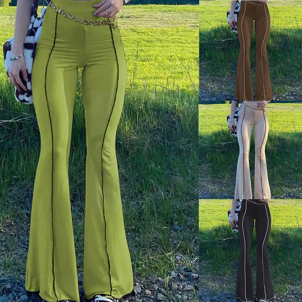 Flare Pants High Waist Slim Sexy Women's Pants Casual New 2021 Simple Skinny Fashion Stretchy Women Vintage Trousers E8H0
Flare Pants High Waist Slim Sexy Women's Pants Casual New 2021 Simple Skinny Fashion Stretchy Women Vintage Trousers E8H0