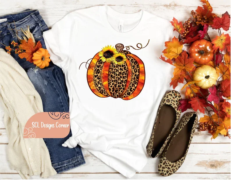 Fall for Women's Pumpkin Pumpkin Cute Leopard Pumpkin Thanksgiving Shirt Women Gift Mom Short Sleeve 100% Cotton Streetwear y2k
Fall for Women's Pumpkin Pumpkin Cute Leopard Pumpkin Thanksgiving Shirt Women Gift Mom Short Sleeve 100% Cotton Streetwear y2k