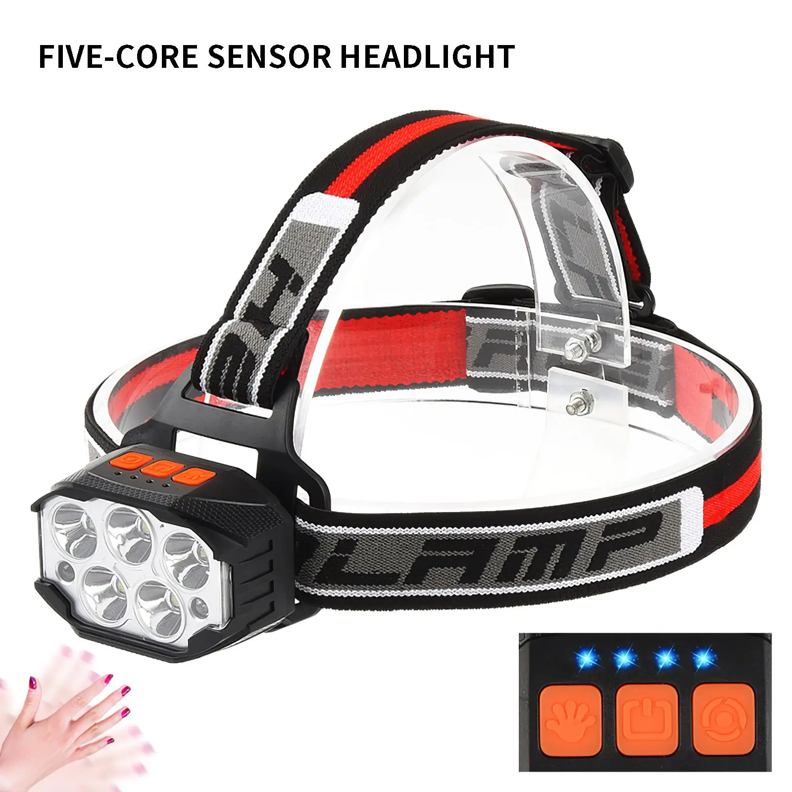 Portable Smart Sensor Headlamp Cycling USB Rechargeable Mini Light Outdoor Camping Cycling Torch Light 
Portable Smart Sensor Headlamp Cycling USB Rechargeable Mini Light Outdoor Camping Cycling Torch Light