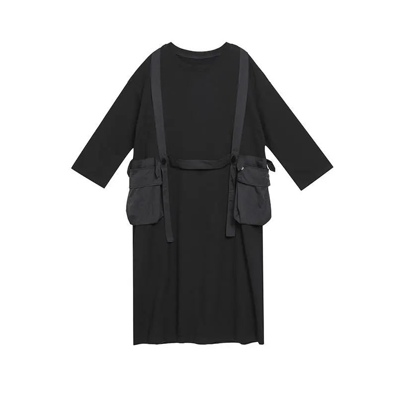 XITAO Europe Style Loose Plus Size Dress Fashion Women Solid Casual Design O Neck Pocket 2020 Summer New Patchwork Dress DMY4362
XITAO Europe Style Loose Plus Size Dress Fashion Women Solid Casual Design O Neck Pocket 2020 Summer New Patchwork Dress DMY4362