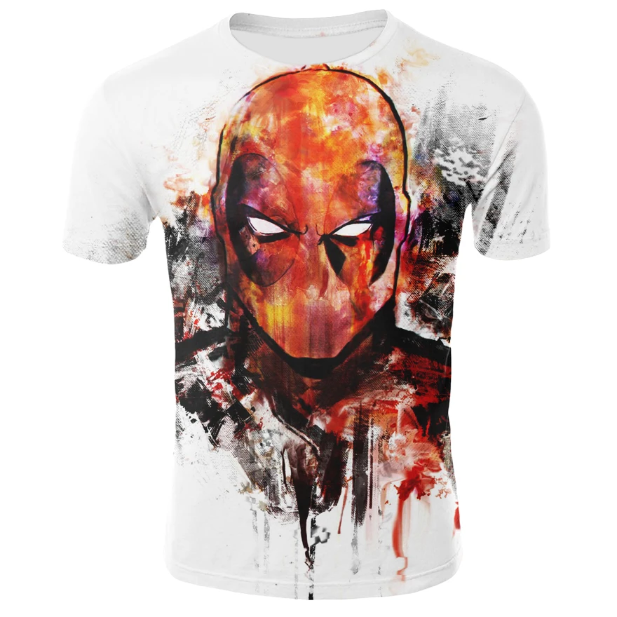2020 new American anime Deadpool 3D printing T-shirt plus size men's and women's casual men's shirts fun casual T-shirts cool
2020 new American anime Deadpool 3D printing T-shirt plus size men's and women's casual men's shirts fun casual T-shirts cool