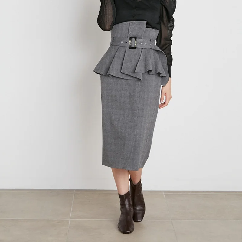 Pure color casual belt tight-fitting design women's skirt fashion high waist Jupe 2021 autumn aesthetics casual simple skirt
Pure color casual belt tight-fitting design women's skirt fashion high waist Jupe 2021 autumn aesthetics casual simple skirt