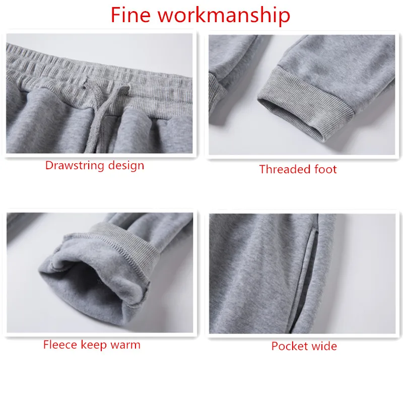 Men's high quality new brand polyester fleece trousers fitness casual pants daily training fitness casual sports jogging pants
Men's high quality new brand polyester fleece trousers fitness casual pants daily training fitness casual sports jogging pants