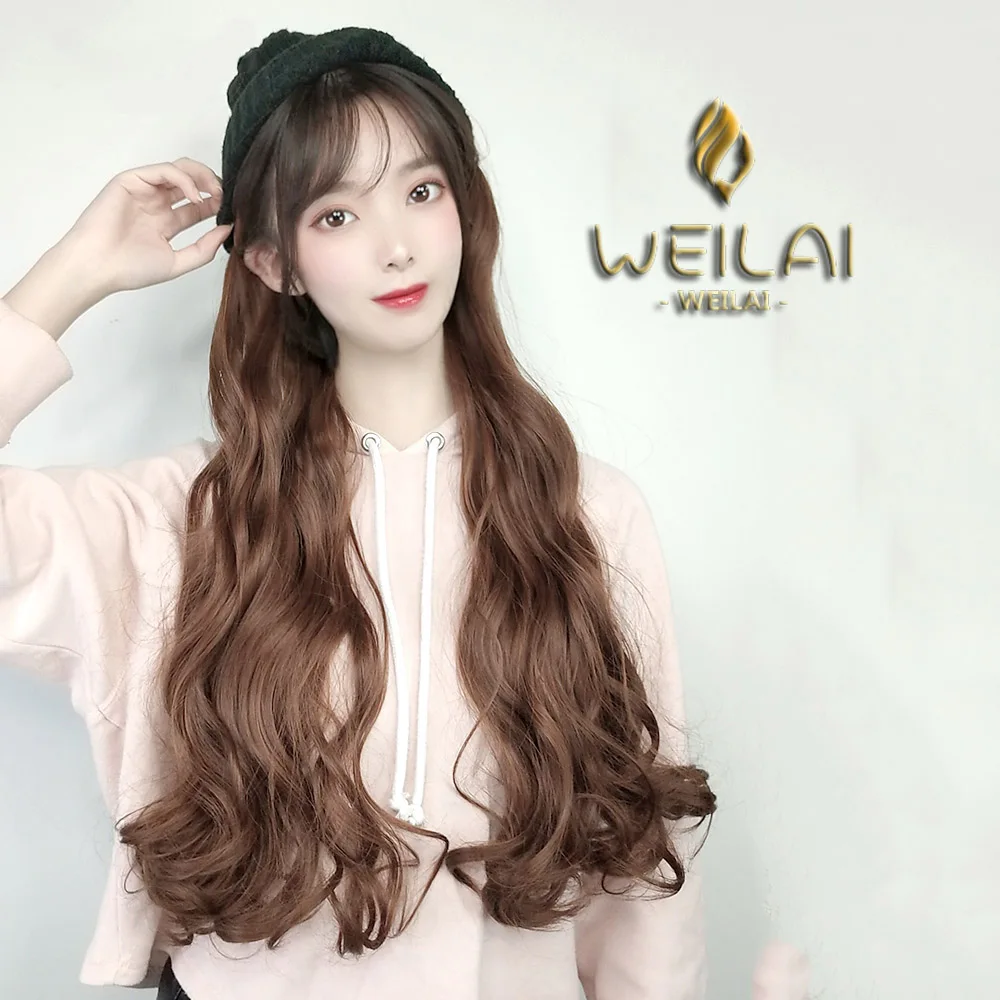 WEILAI Ins Wig One Knit Wool Hat Children Korean Wave Net Red Autumn and Winter Korea Joker Casual Fashion Knit Hat
WEILAI Ins Wig One Knit Wool Hat Children Korean Wave Net Red Autumn and Winter Korea Joker Casual Fashion Knit Hat