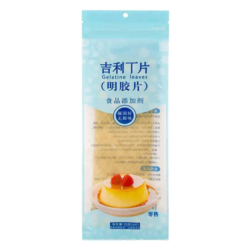 Silver Leaf Sheet Unflavored Gelatin Leaves for Cooking Baking Ingredients Bar L5YE
Silver Leaf Sheet Unflavored Gelatin Leaves for Cooking Baking Ingredients Bar L5YE