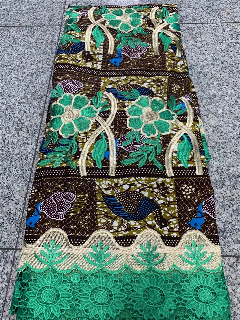 H&Q 6 yards nigerian lace fabrics material prints ankara african wax with laces high quality lace prints for dress sewing WH0421
H&Q 6 yards nigerian lace fabrics material prints ankara african wax with laces high quality lace prints for dress sewing WH0421