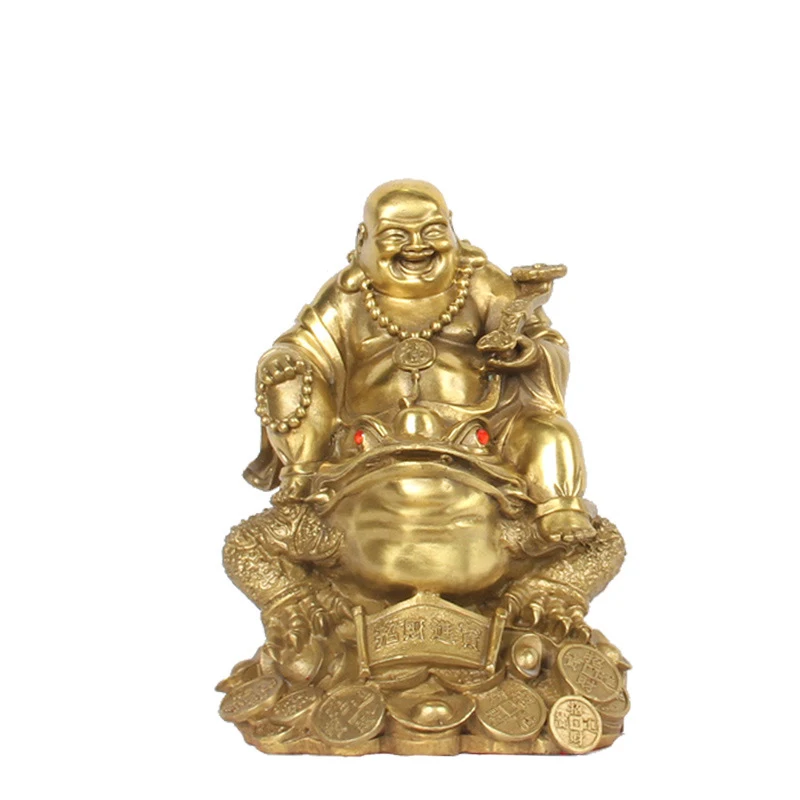 MOZART Pure Copper Sitting On The Golden Toad Laughing Buddha Yuan Bao Ruyi Maitreya Ornaments Nafu Into The Wealth Bronze
MOZART Pure Copper Sitting On The Golden Toad Laughing Buddha Yuan Bao Ruyi Maitreya Ornaments Nafu Into The Wealth Bronze
