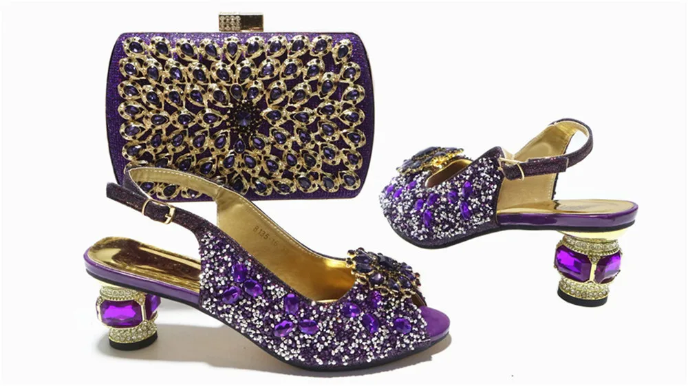 2021 Purple African Women Shoes And Bag Set To Match High Heels Sandals With Handbag Pumps Purse Clutch For Party GL14-1 5.5 CM
2021 Purple African Women Shoes And Bag Set To Match High Heels Sandals With Handbag Pumps Purse Clutch For Party GL14-1 5.5 CM