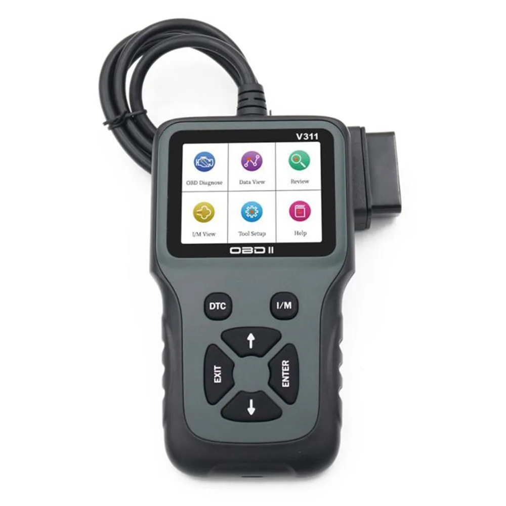 V311 универсальный OBD2 считыватель кодов, автомобильный диагностический сканер, анализатор ошибок двигателя, ручной инструмент для диагности...
V311 универсальный OBD2 считыватель кодов, автомобильный диагностический сканер, анализатор ошибок двигателя, ручной инструмент для диагности...