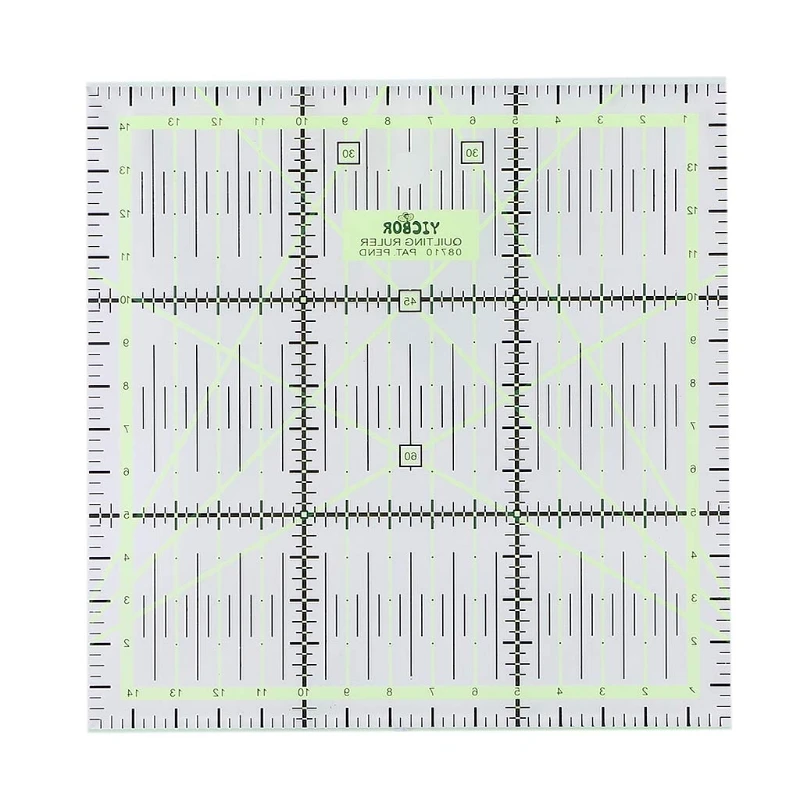 Transparent Quilting Sewing Patchwork Ruler Cutting Tool Tailor Craft DIY
Transparent Quilting Sewing Patchwork Ruler Cutting Tool Tailor Craft DIY