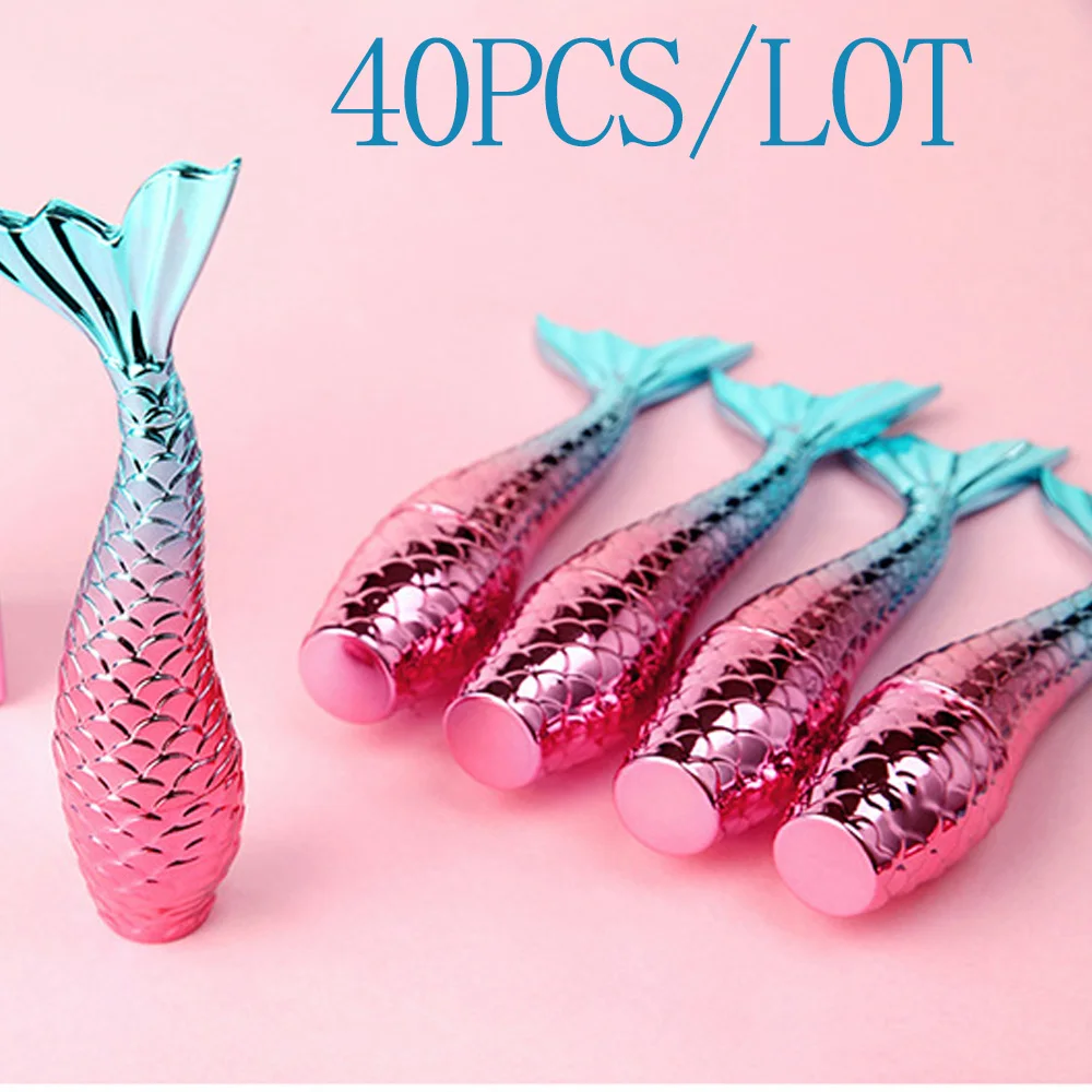 40Pcs/Lot DIY Lipgloss Tubes Empty Lipstick Tube Lip Balm Soft Makeup Clear Plastic Mermaid Lip Gloss Container Cute Wholesale
40Pcs/Lot DIY Lipgloss Tubes Empty Lipstick Tube Lip Balm Soft Makeup Clear Plastic Mermaid Lip Gloss Container Cute Wholesale