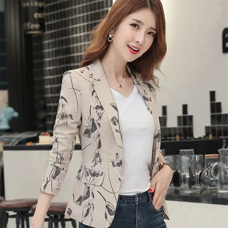 2022 New Spring Autumn Female Net Red Printed Loose Small Suit Women Short Korean Fashion Slim Long-Sleeved Suit Jacket A991
2022 New Spring Autumn Female Net Red Printed Loose Small Suit Women Short Korean Fashion Slim Long-Sleeved Suit Jacket A991