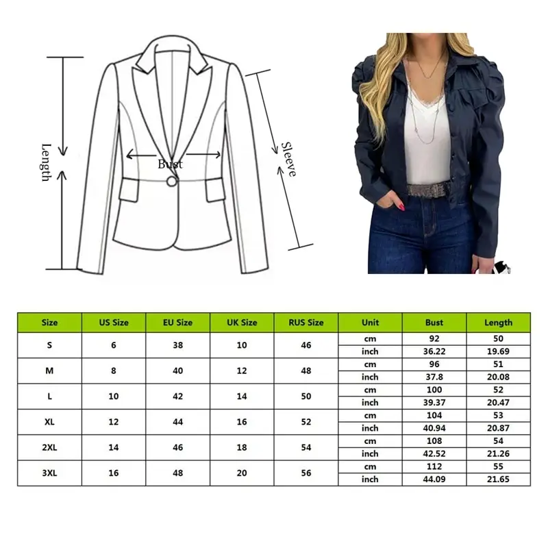 11.11Big Sale Leather Jacket Women Turn Down Collar Short Jacket Slim PU Coat Puff Sleeve Winter Female Chic Coat Streetwear
11.11Big Sale Leather Jacket Women Turn Down Collar Short Jacket Slim PU Coat Puff Sleeve Winter Female Chic Coat Streetwear
