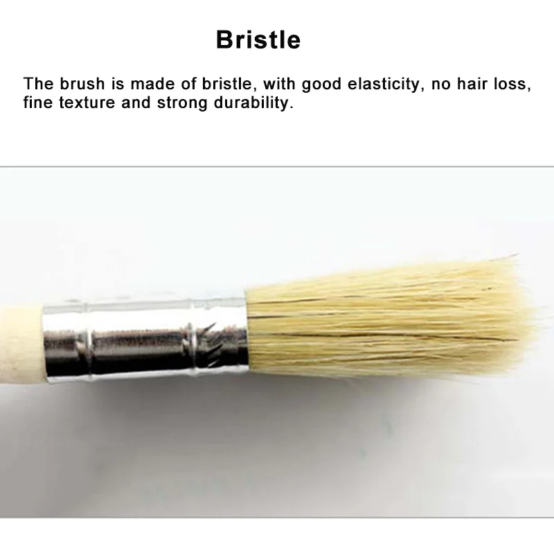 1PCS High Quality Wooden Handle Paint Brush Pig Hair Paint Brushes Brush Wall Decor Reusable Home Tool
1PCS High Quality Wooden Handle Paint Brush Pig Hair Paint Brushes Brush Wall Decor Reusable Home Tool