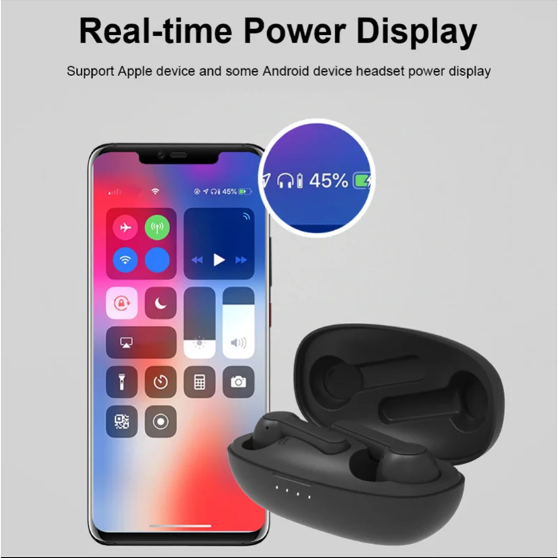 True Wireless Earphones XY-7 White Wireless Ergonomic BT 5.0 Sport Earbuds Stereo Headset with Charging Box Built-in Microphone
True Wireless Earphones XY-7 White Wireless Ergonomic BT 5.0 Sport Earbuds Stereo Headset with Charging Box Built-in Microphone