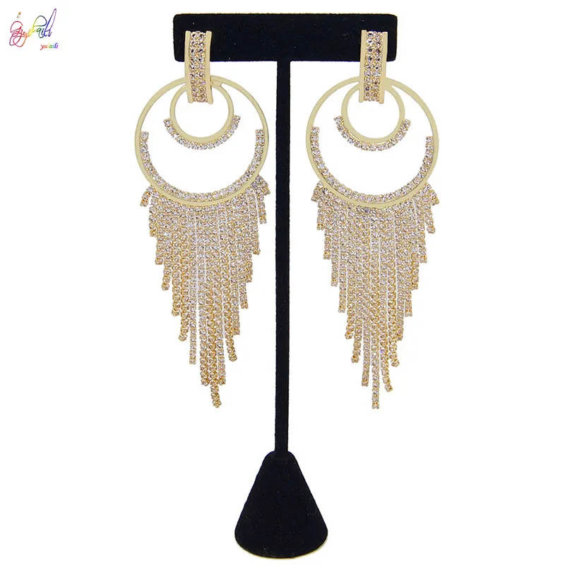 Yulaili 2019 Fashion Statement Crystal Earrings for Women Unique Hanging Dangle Drop Earring Modern Jewelry Free Shipping
Yulaili 2019 Fashion Statement Crystal Earrings for Women Unique Hanging Dangle Drop Earring Modern Jewelry Free Shipping