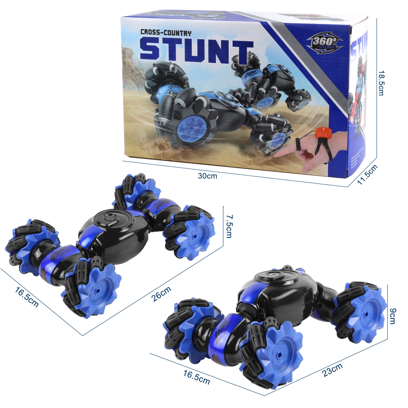 4WD RC Stunt Car Watch Gesture Sensor Remote Control Twisting Electric RC Drift Car Transformer Car Toys for Kids with LED Light
4WD RC Stunt Car Watch Gesture Sensor Remote Control Twisting Electric RC Drift Car Transformer Car Toys for Kids with LED Light