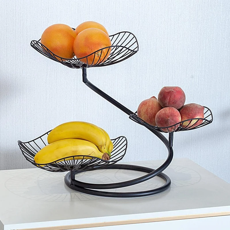 Fruit and Vegetable Fruit Plate Storage Three-Layer Fruit Basket Living Room Home
Fruit and Vegetable Fruit Plate Storage Three-Layer Fruit Basket Living Room Home