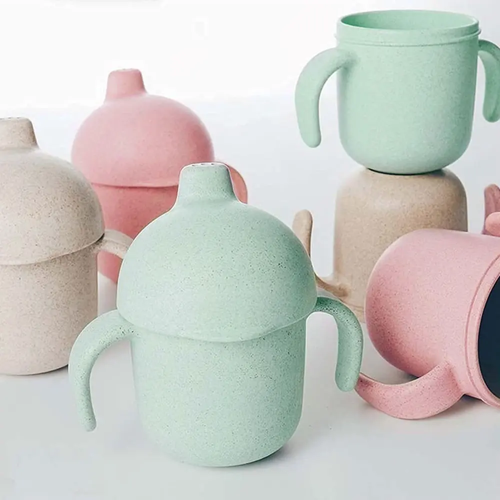 Wheat Anti Leak Baby Sippy Cup with Lids and Handle Reusable Children Drinking Bowl 240ml Kids Water Bottle Toddlers Drinkware
Wheat Anti Leak Baby Sippy Cup with Lids and Handle Reusable Children Drinking Bowl 240ml Kids Water Bottle Toddlers Drinkware