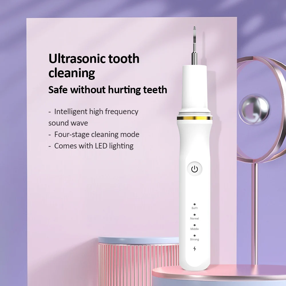 Electric Ultrasonic Dental Calculus Scaler Oral Teeth Tartar Remover Stains Cleaner Removal Teeth Whitening Portable with LED
Electric Ultrasonic Dental Calculus Scaler Oral Teeth Tartar Remover Stains Cleaner Removal Teeth Whitening Portable with LED