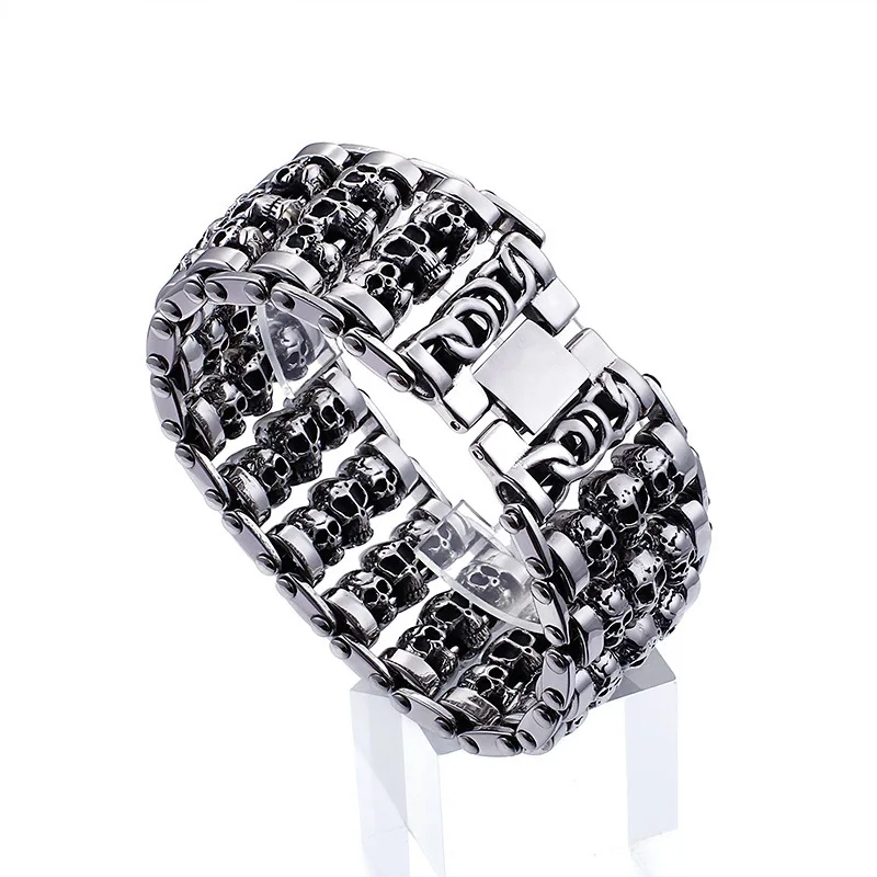 Bracelets For Men's Boy's Fashion Chain Jewelry, 316L Stainless Steel Rock Punk Motorbiker cross flower Bracelet and Bangle
Bracelets For Men's Boy's Fashion Chain Jewelry, 316L Stainless Steel Rock Punk Motorbiker cross flower Bracelet and Bangle