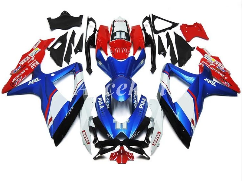 Литья под давлением Новый ABS обтекатели комплект подходит для Suzuki GSX-R600 R750 600 750 K8 2008 2009 2010 08 09 10 кузов комплект синий и красный цвета
Литья под давлением Новый ABS обтекатели комплект подходит для Suzuki GSX-R600 R750 600 750 K8 2008 2009 2010 08 09 10 кузов комплект синий и красный цвета