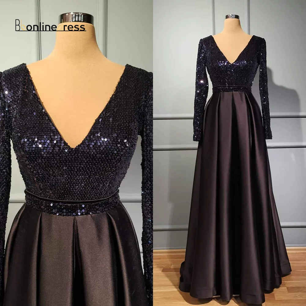 Bbonlinedress вечернее платье с V-образным вырезом и блестками вечерние платья с длинным рукавом блестящее вечернее платье со шлейфом трапециевид...
Bbonlinedress вечернее платье с V-образным вырезом и блестками вечерние платья с длинным рукавом блестящее вечернее платье со шлейфом трапециевид...