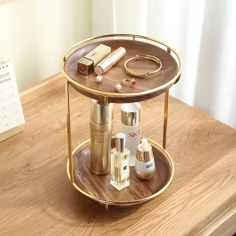 Casegrace Wooden 2 Layers Rotating Makeup Cosmetic Holder Earring Necklace Ring Bracelet Jewellery Metal Display Storage Rack
Casegrace Wooden 2 Layers Rotating Makeup Cosmetic Holder Earring Necklace Ring Bracelet Jewellery Metal Display Storage Rack