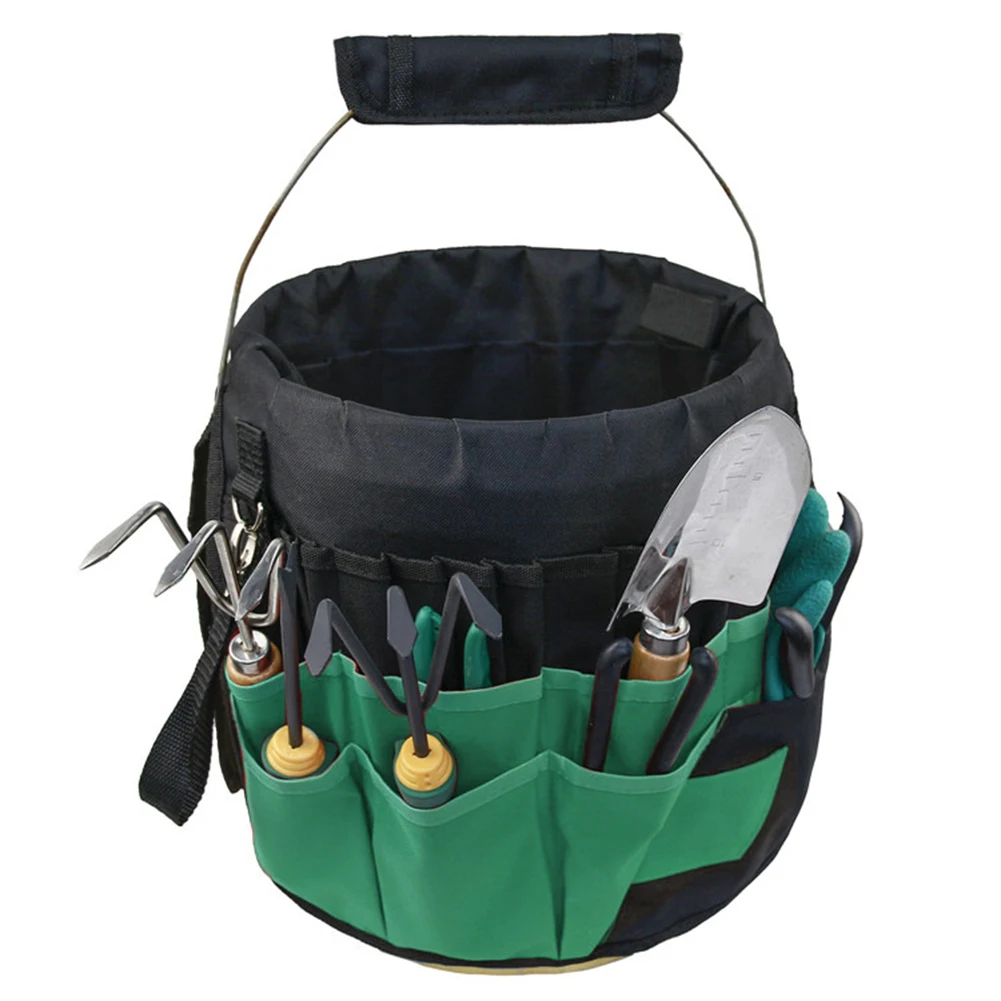 5 Gallon Oxford Cloth Bucket Organizer Storage Bag 42 Pockets Garden Hand Tool Kits For Household Tote Pouch Planting Basket
5 Gallon Oxford Cloth Bucket Organizer Storage Bag 42 Pockets Garden Hand Tool Kits For Household Tote Pouch Planting Basket