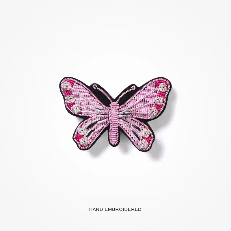 French Embroidery Brooch High-end Women's Anti-glare Neckline Pin Decoration Creative Pink Butterfly Hundred Matching Badges
French Embroidery Brooch High-end Women's Anti-glare Neckline Pin Decoration Creative Pink Butterfly Hundred Matching Badges