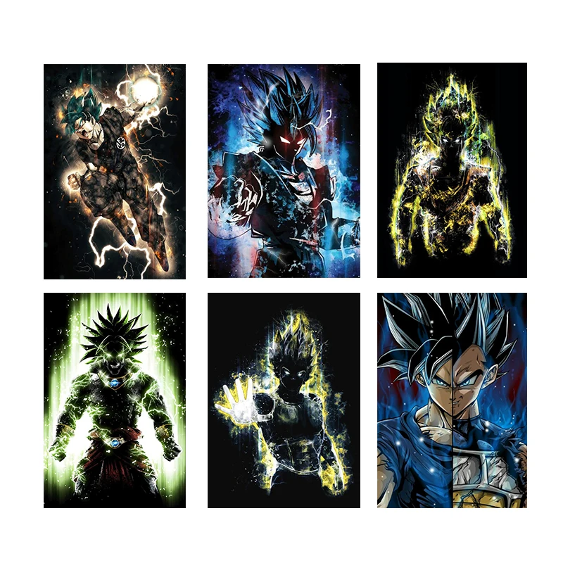 Japanese Cartoon Anime Dragon Ball Goku Vegeta Super Warrior Poster Canvas Painting Mural Living Room Bedroom Home Decoration
Japanese Cartoon Anime Dragon Ball Goku Vegeta Super Warrior Poster Canvas Painting Mural Living Room Bedroom Home Decoration