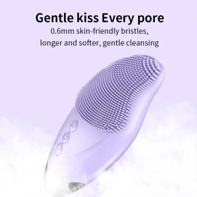 New Electric Silicone Cleansing Instrument Clean And Massage Two-in-one Silicone Head Ultrasonic Heating Beauty Instrument TSLM1
New Electric Silicone Cleansing Instrument Clean And Massage Two-in-one Silicone Head Ultrasonic Heating Beauty Instrument TSLM1